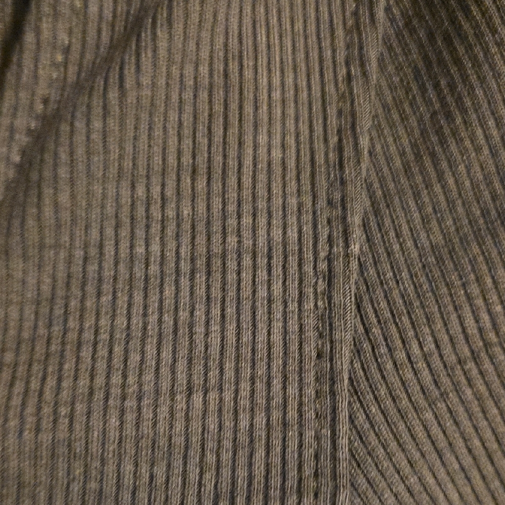 Joah Brown Olive Ribbed Long Sleeve Top - Picture 4 of 7